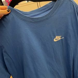 nike tshirt blue